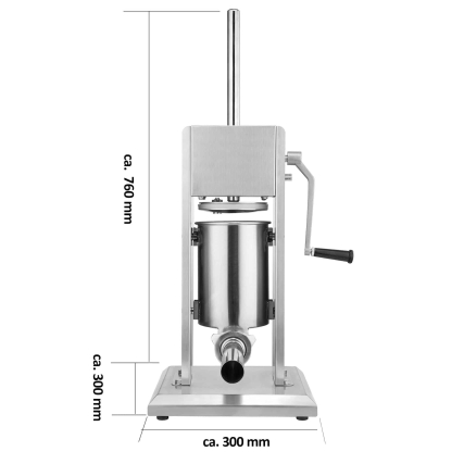 Pølsestopper_maskine_3liter_mål